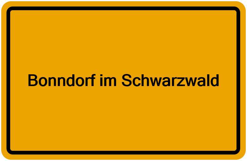 Handelsregisterauszug Bonndorf im Schwarzwald